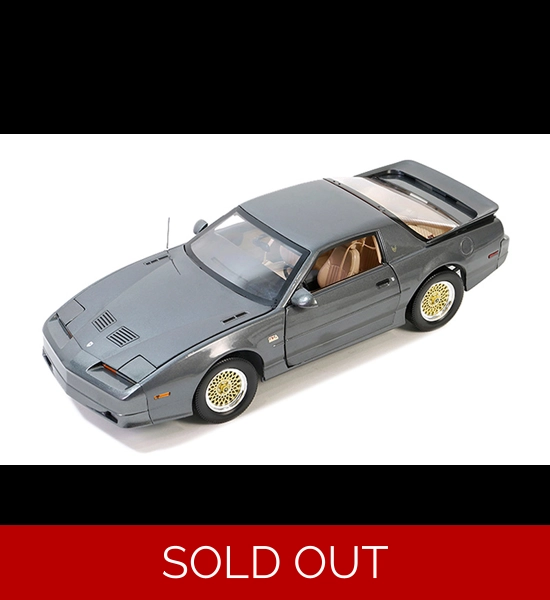 1989 Pontiac Firebird Trans Am GTA Gray 1/18 Scale Diecast